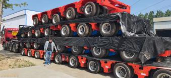 Полуприцеп с низкой загрузкой