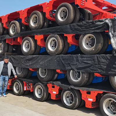 Полуприцеп с низкой загрузкой