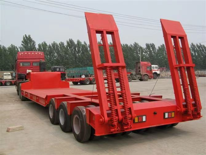 Полуприцеп с низкой загрузкой Semi Low Loader Trailer